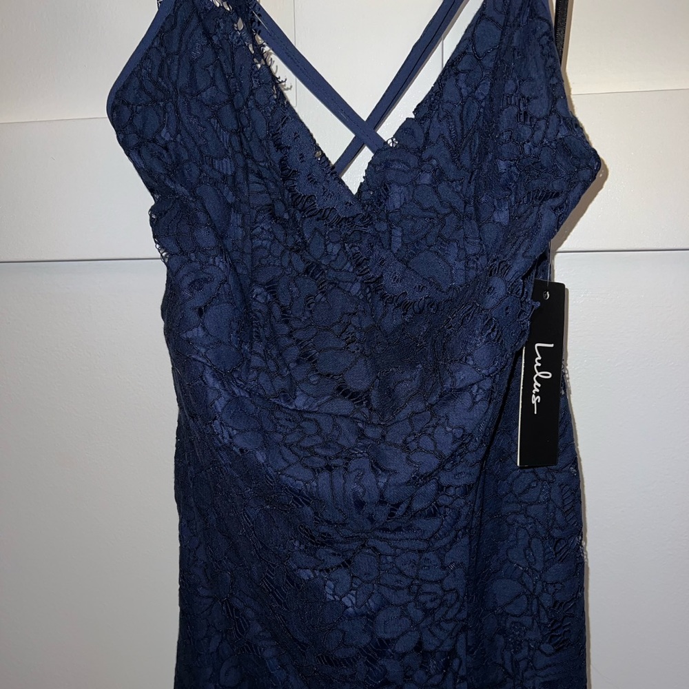 Navy Lace Dress